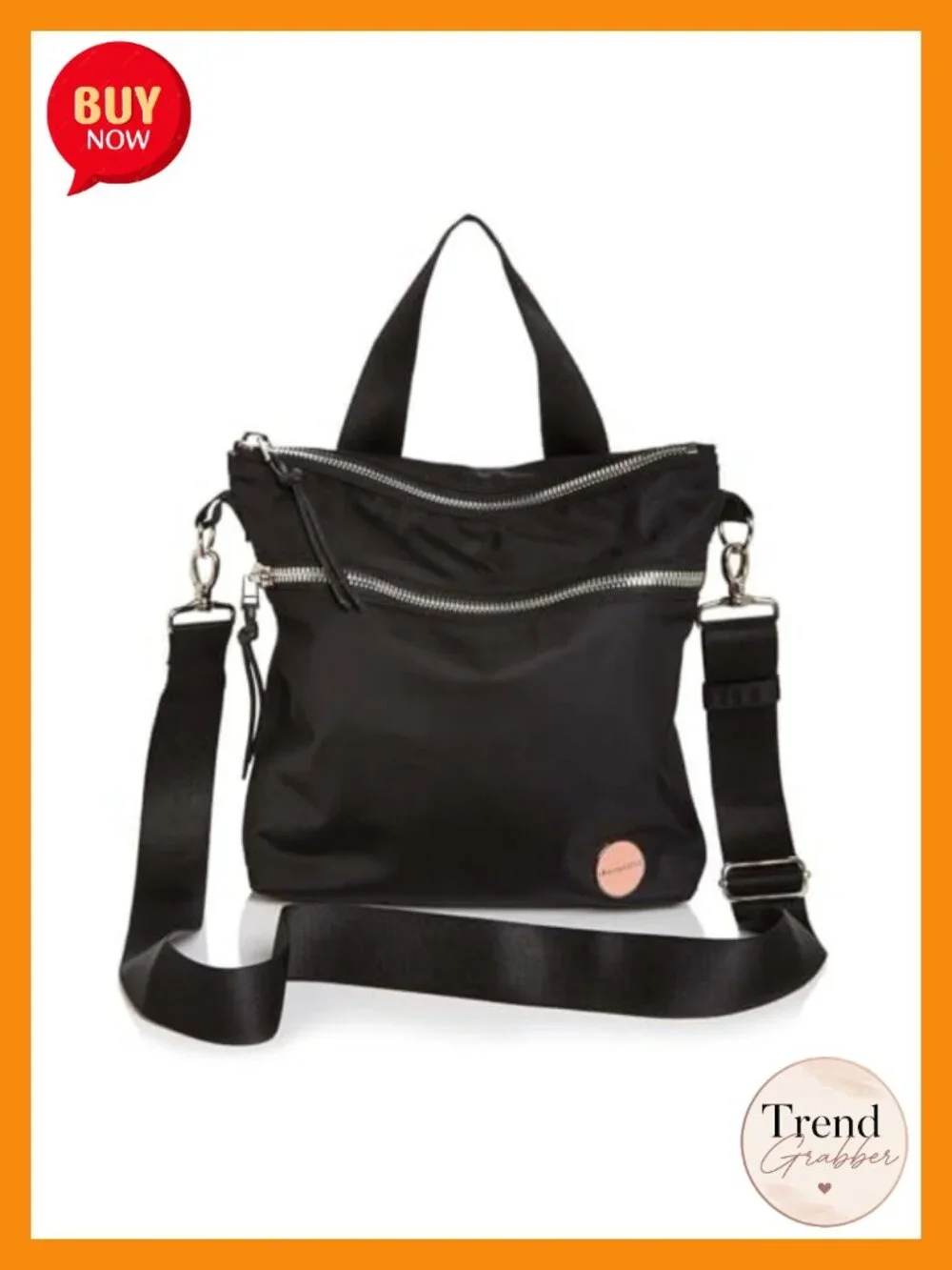 Nylon Crossbody Bag with 55